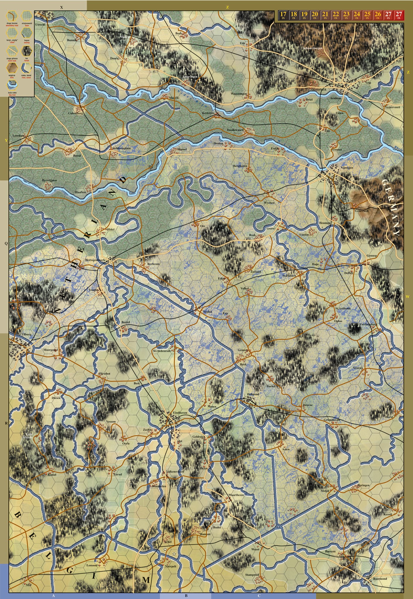 Mapa operacji Market Garden 1944