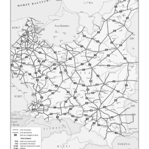 Atlas Kampanii Wrześniowej 1939 roku mapa linii kolejowych