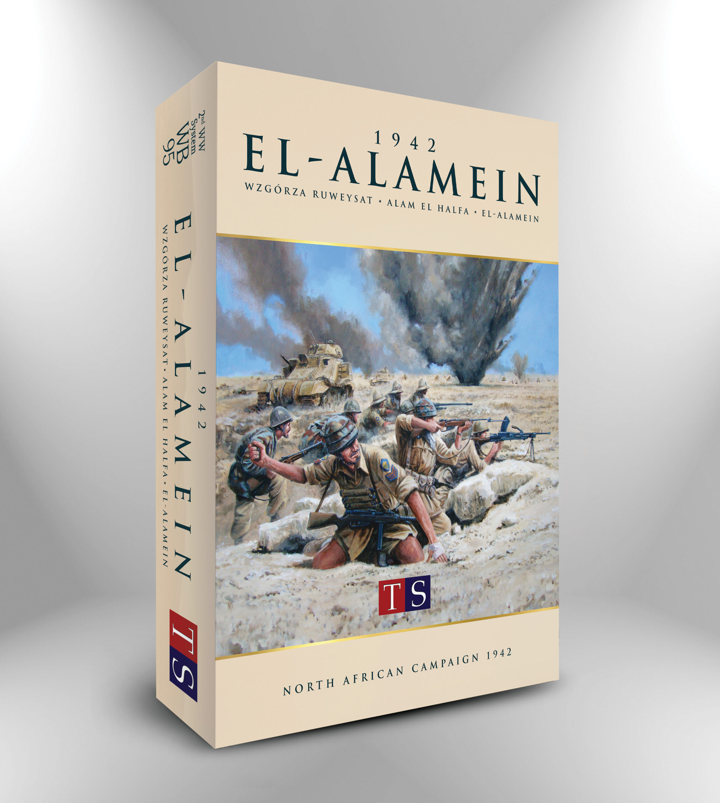 El_Alamein planszowa gra strategiczna front box