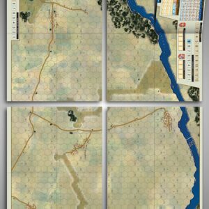 Mapa bitwy do wojennej gry planszowej Orsza 1514