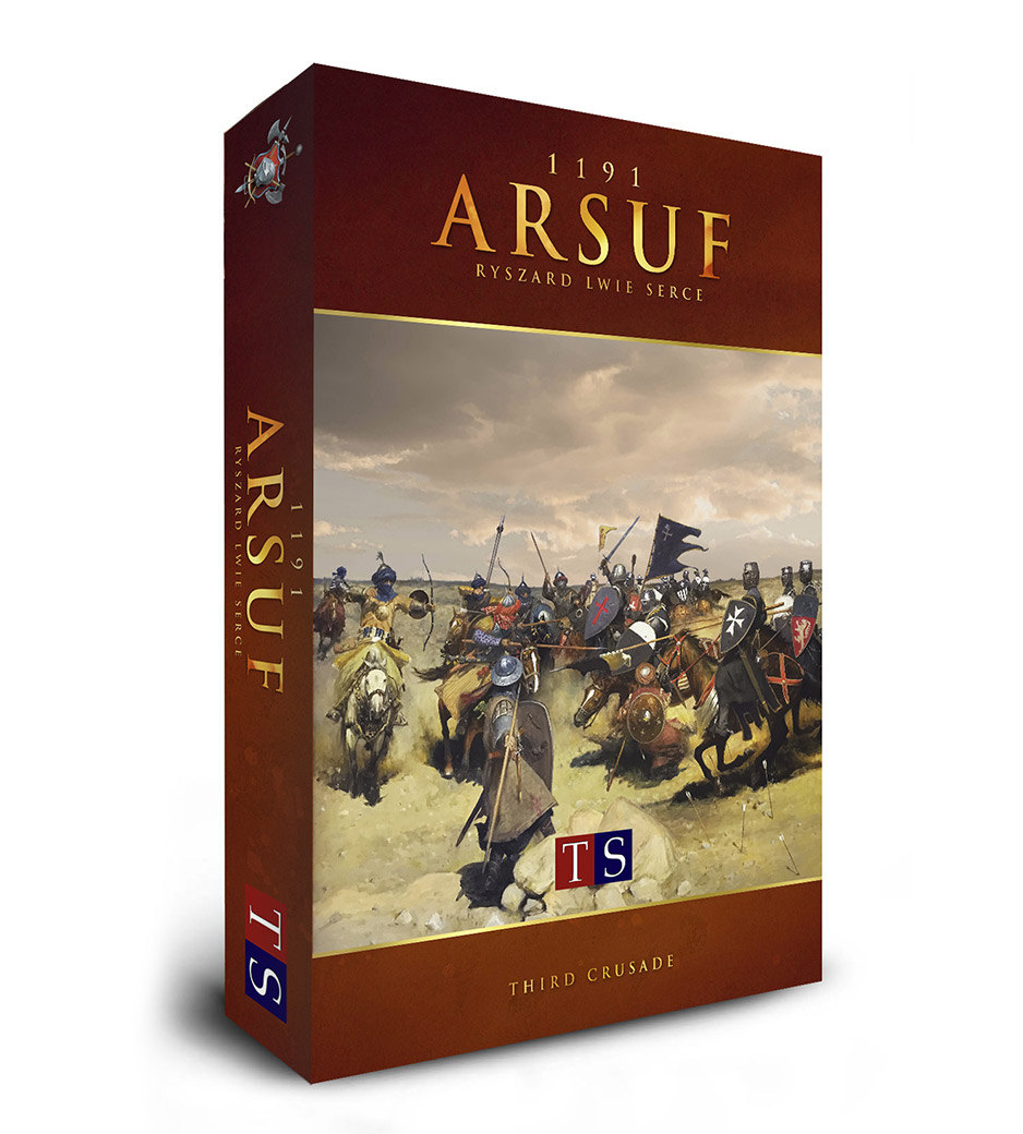 Strategiczna gra planszowa Arsuf 1191 rok